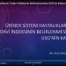 Üriner sistem hastalıklarının tedavi indeksinin belirlenmesinde USG ‘nin katkısı-(Eğitim Videosu)