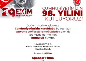 Bursa Veteriner Hekimleri Odası Cumhuriyet Yemeği