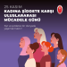 25 KASIM KADINA KARŞI ŞİDDETLE MÜCADELE GÜNÜ