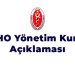 BVHO Yönetim Kurulu Açıklaması