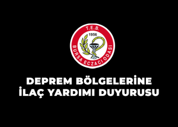 Bursa Eczacı Odası Duyurusu