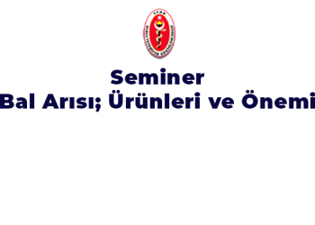 Seminer: Bal Arısı; Ürünleri ve Önemi