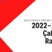 2022-2024 Çalışma Raporu
