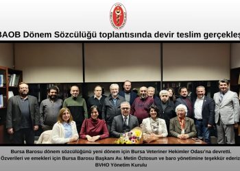 BAOB Dönem Sözcülüğü toplantısında devir teslim gerçekleşti.