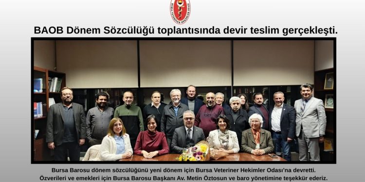 BAOB Dönem Sözcülüğü toplantısında devir teslim gerçekleşti.