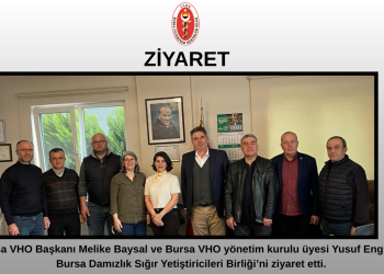 Bursa VHO Başkanı Melike Baysal ve Bursa VHO yönetim kurulu üyesi Yusuf Enginar Bursa Damızlık Sığır Yetiştiricileri Birliği’ni ziyaret etti.