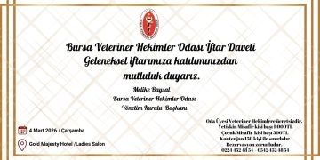 Bursa Veteriner Hekimler Odası Geleneksel İftar Daveti