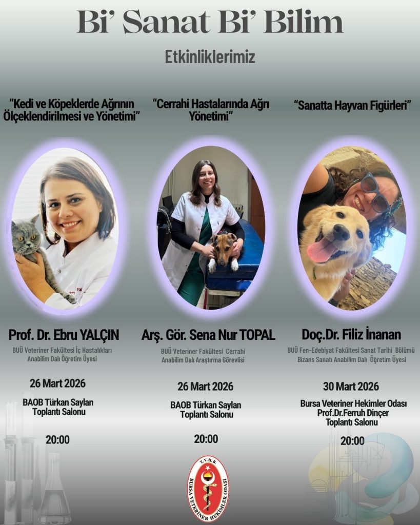 Bi Sanat Bi Bilim Mart 2026 Etkinlikleri Bursa Veteriner Hekimler Odas Bi Sanat Bi Bilim Mart 2026 Etkinlikleri Bursa Veteriner Hekimler Odas