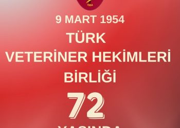 Veteriner hekimlerin çatı örgütü Türk Veteriner Hekimleri Birliği 72 yaşında…