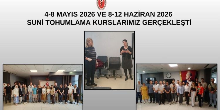 4-8 Mayıs 2026 ve 8-12 Haziran 2026 Suni Tohumlama Kurslarımız Gerçekleşti