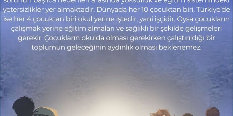 12 Haziran Dünya Çocuk İşçiliği İle Mücadele Günü