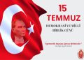 15 Temmuz Demokrasi ve Milli Birlik Günü