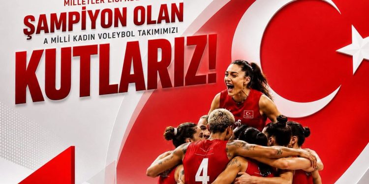 Şampiyon Olan A Milli Kadın Voleybol Takımı’mızı Kutlarız