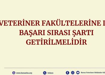 Veteriner Fakültelerine De Başarı Sırası Şartı Getirilmelidir- Basın Açıklaması