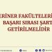 Veteriner Fakültelerine De Başarı Sırası Şartı Getirilmelidir- Basın Açıklaması