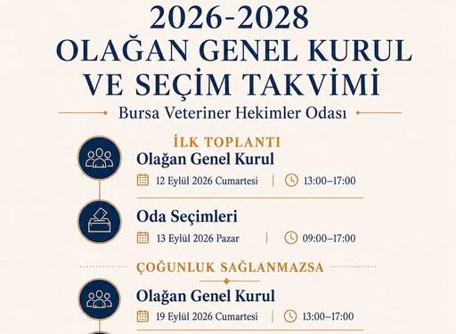 2026-2028 DÖNEMİ OLAĞAN SEÇİMLİ GENEL KURUL DUYURUSU