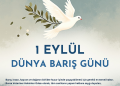 1 Eylül Dünya Barış Günü
