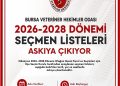 BVHO 2026-2028 Dönemi Seçmen Listeleri Askıya Çıkıyor