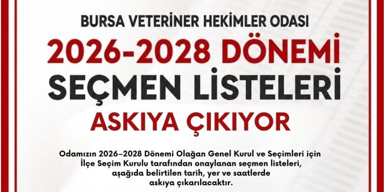 BVHO 2026-2028 Dönemi Seçmen Listeleri Askıya Çıkıyor