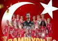 Çağdaş Türkiye Cumhuriyeti’nin A Milli Kadın Voleybol Takımı ile gurur duyuyoruz.