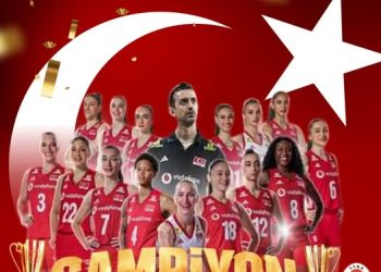 Çağdaş Türkiye Cumhuriyeti’nin A Milli Kadın Voleybol Takımı ile gurur duyuyoruz.