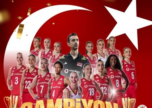 Çağdaş Türkiye Cumhuriyeti’nin A Milli Kadın Voleybol Takımı ile gurur duyuyoruz.