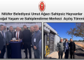 Nilüfer Belediyesi Umut Ağacı Sahipsiz Hayvanlar Doğal Yaşam ve Sahiplendirme Merkezi Açılış Töreni